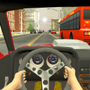 Racing in City: In Car Driving Icon
