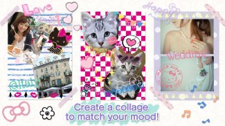Hello Kitty Collage 有可爱的贴纸和照片 screenshot 4