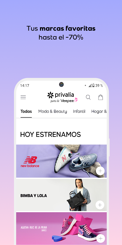 lector Hambre Competitivo Privalia - Outlet de moda con ofertas de hasta 70% - Téléchargement de  l'APK pour Android | Aptoide