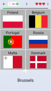 Países da Europa - Os mapas, bandeiras e capitais screenshot 1