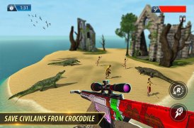 Crocodile Hunting: Wild Animal Shooting Games screenshot 11