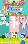 Solitaire Cooking Tower - Juego de cartas superior screenshot 2