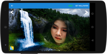 Waterfall Image Frame Photo Editor screenshot 0