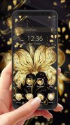 Golden Flower Theme & HD wallpapers screenshot 3