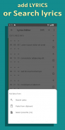Lyrics Editor: Make Lyrics screenshot 1