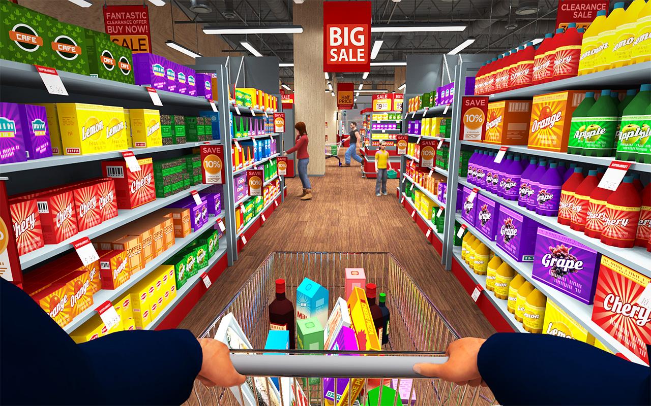 Supermarket Grocery Games  Shopping Mall Simulator::Appstore for  Android