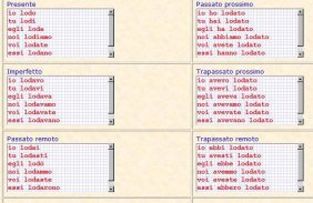 Verbi italiani screenshot 0