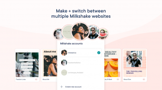 Milkshake - Criador de Sites screenshot 8