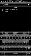 Theme TouchPal Frame Silver screenshot 4