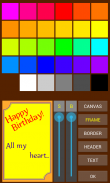 Greeting Card Editor screenshot 1