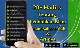 Hadits Tentang Pendidikan Islam dalam bahasa arab screenshot 1