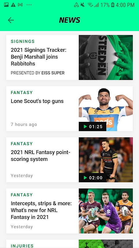 NRL Fantasy