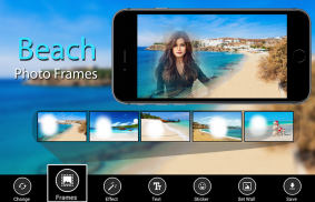 Beach Photo Frames - dp status screenshot 1