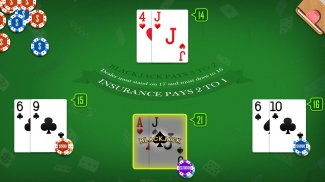 Jeu de cartes Blackjack 21 screenshot 9