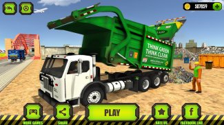 Trash Dump Truck Driver Game screenshot 5