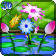 3D Flowers Touch Wallpaper screenshot 2