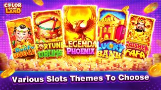 Color Game Land-Tongits, Slots screenshot 1