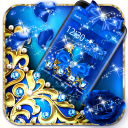 Blau Diamant Bogen Thema