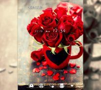 Cute wallpaper-Roses & Hearts screenshot 0