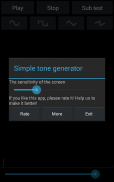 Простой генератор звука screenshot 2