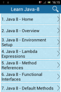 Learn Java-8 screenshot 0