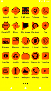 Orange and Black Icon Pack Free screenshot 1