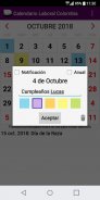 Calendario Laboral Feriados Colombia 2019 screenshot 1