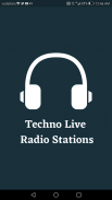Techno Radio Stations - Techno House Music 🎧 screenshot 0
