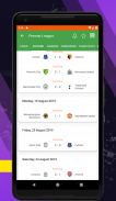 Football Livescores-Fixtures,Lineups,match Stats screenshot 1