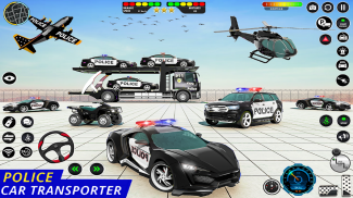US police Cars Transport truck screenshot 3