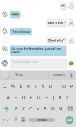 Ghost chat bot screenshot 0