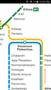 Athens Metro Map screenshot 2