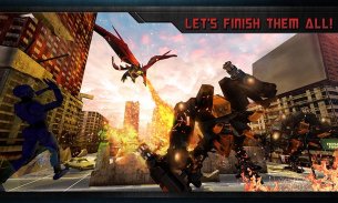 Super Dragon Warrior Robot Transform Battle screenshot 2