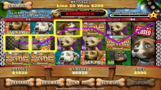 Pet Store Puppy Dog Vegas Casino Slots FREE screenshot 10