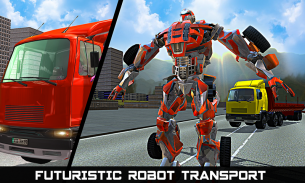 Car Robot Transport Truck Driving Games 2020 screenshot 1