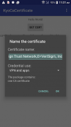 Kyocera CA Certificate Utility screenshot 1