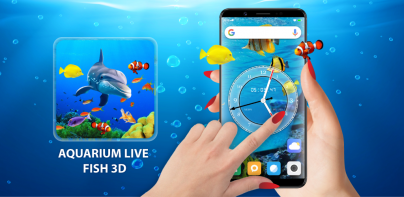 Ζωντανή ταπετσαρία Koi Fish 3D