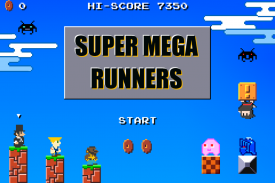 SUPER MEGA RUNNERS 8-Bit jump screenshot 0