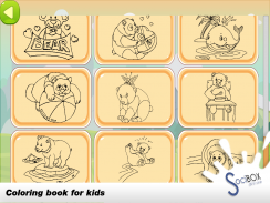 libro para colorear oso screenshot 5