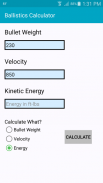 Ballistics Calculator screenshot 3