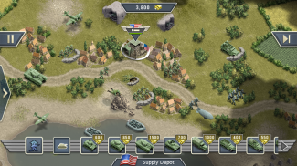1944 Burning Bridges - a WW2 Strategy War Game screenshot 11