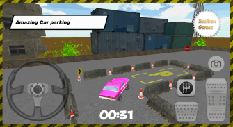 Pink Car Parking screenshot 5