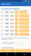 Horarios de apertura screenshot 6