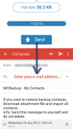 MCBackup - My Contacts Backup screenshot 1