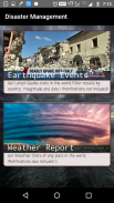 Disaster Management(Earthquakes,Weather Alerts!) screenshot 3