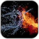 Fire & Water Live Wallpaper Icon