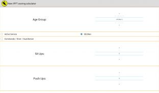 New IPPT Scoring Calculator screenshot 0