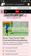 Tutto Sport, Gazzetta screenshot 1