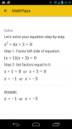 MathPapa - Algebra Calculator screenshot 4