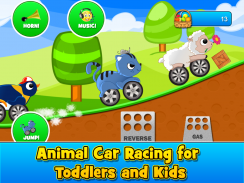 适合幼儿和儿童的动物赛车 screenshot 5